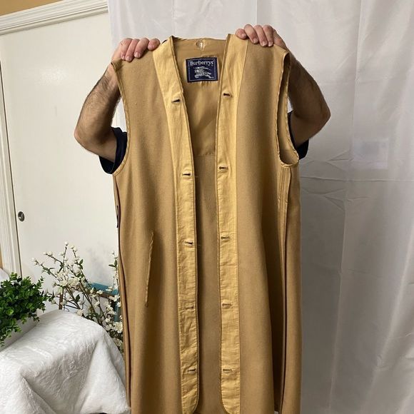 Burberrys London Vintage Camel Tan Trench
Coat Tan Wool Liner - Picture 12 of 15